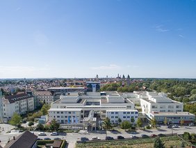 Das Klinikum St. Elisabeth Straubing von oben 