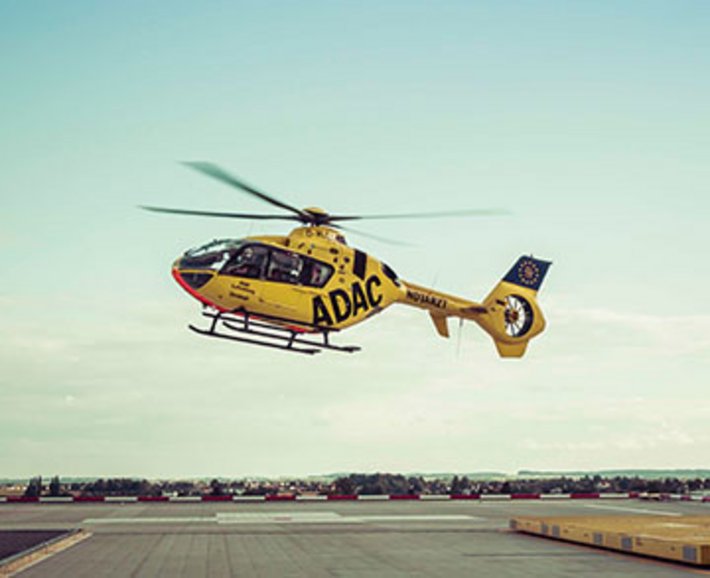 Foto vom Rettungshubschrauber