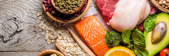 Ernährungsberatung (© anaumenko/ Fotolia) Foto von Nahrungsmitteln