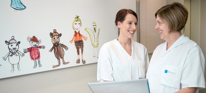 Foto von Kolleginnen auf der Station 22