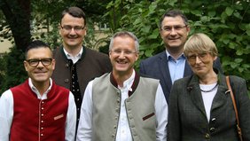 Foto von den Organisatoren und Ärzte der Fortbildung "Mitanand"