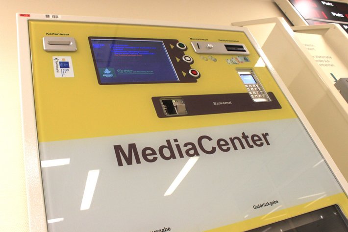 Foto des Media Center Automats