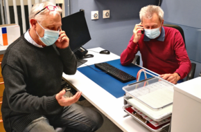 Foto von Chirurg Dr. Albert Solleder und Handchirurg Dr. Herbert Köck