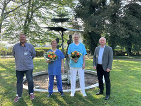 Bild zeigt Verabschiedung Martin Kiefl und Ferdinand Landgraf