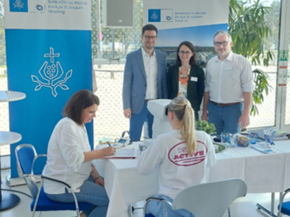 Unsere Betriebsmedizin war beim letzten Gesundheitstag der Stadt Straubing mit einem Stand vertreten. (©Klinikum) Unsere Betriebsmedizin war beim letzten Gesundheitstag der Stadt Straubing mit einem Stand vertreten.