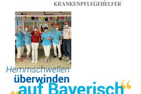 Mohammad Bakri, Krankenpflegehelfer (©Klinikum Straubing) Bild zeigt Mohammad Bakri, Krankenpflegehelfer