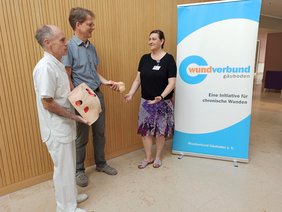 Foto der Spende vom Wunderverbund Gäuboden