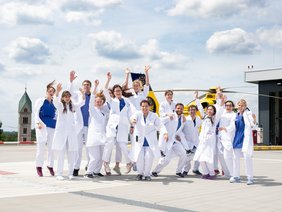 Focusauszeichnung Kardiologie (© Johannes Lehner) Foto vom Team der Kardiologie