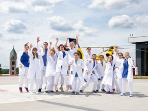Focusauszeichnung Kardiologie (© Johannes Lehner) Foto vom Team der Kardiologie