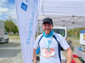 PD Dr. Stephan Schleder beim Herzogstadtlauf 2023