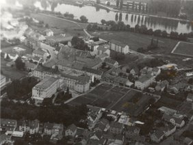 Foto der Klinikum Luftaufnahme 1977