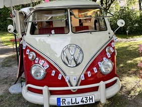Der Foto-Bulli kam besonders gut an. (@Sandra Wimmer) Der Foto-Bulli kam besonders gut an.